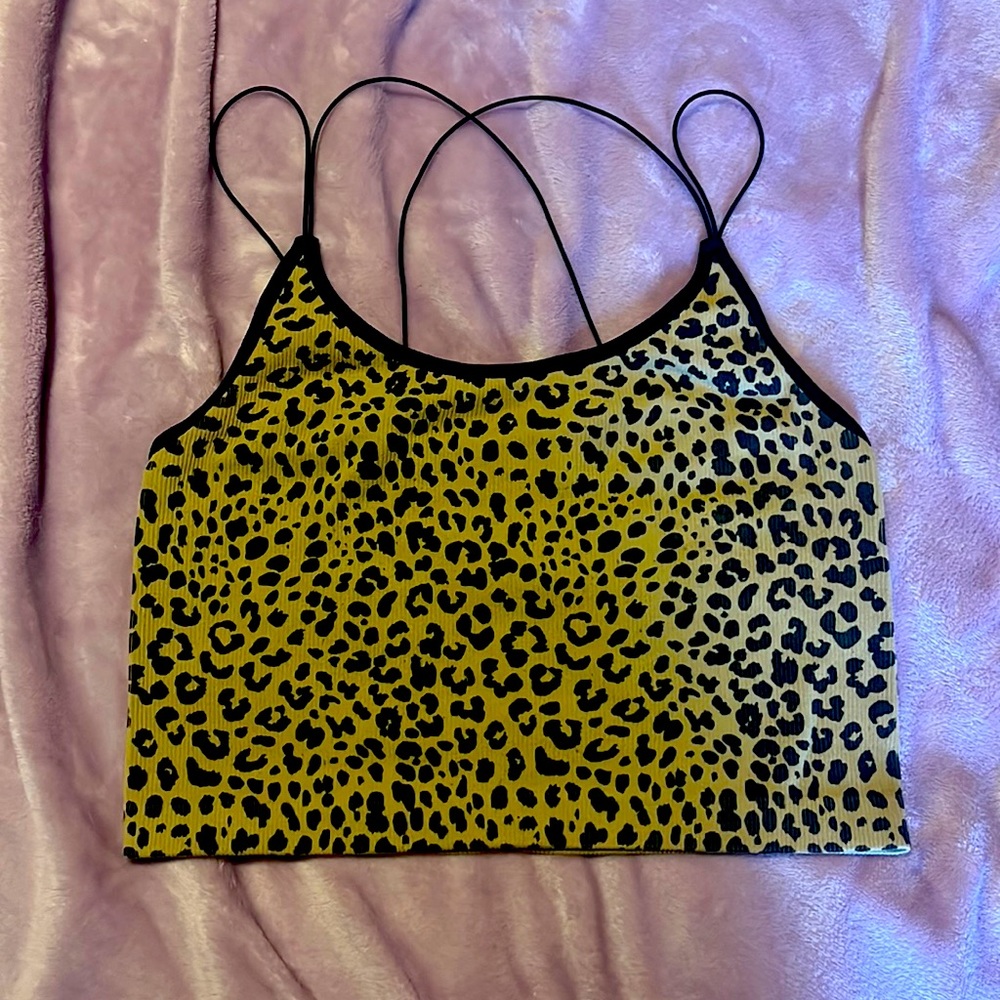 Leopard Crop Tank